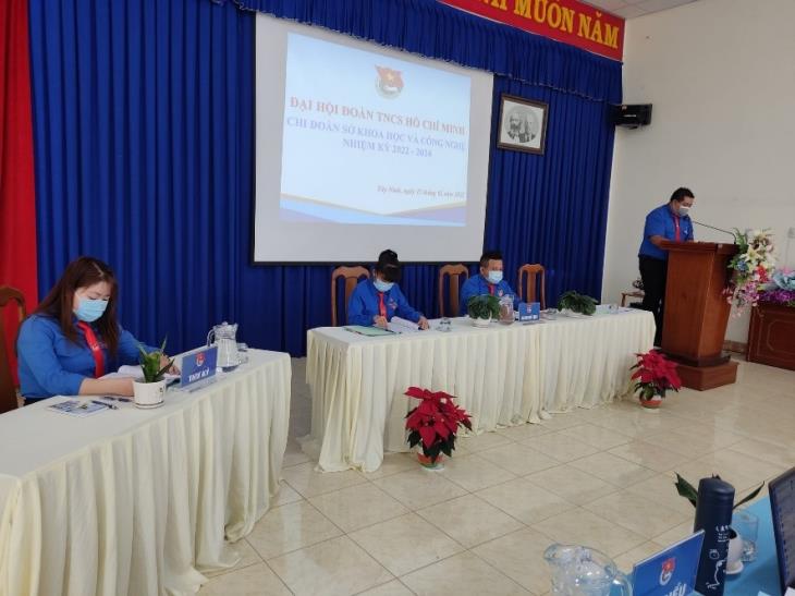 Đại hội Chi đoàn Sở Khoa học và Công nghệ tỉnh Tây Ninh  nhiệm kỳ 2022-2024