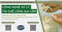 Kết nối ý tưởng: Công nghệ xử lý, tái chế lông gia cầm
