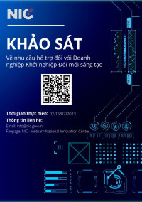 Khảo sát “Nhu cầu hỗ trợ doanh nghiệp khởi nghiệp đổi mới sáng tạo”