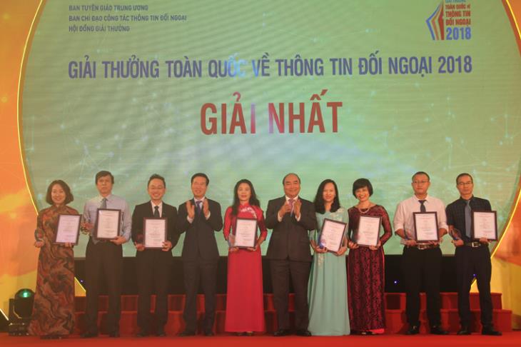 Trao Giải thưởng toàn quốc về thông tin đối ngoại năm 2018