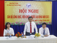 Hội nghị cán bộ, công chức Sở Thông tin và Truyền thông năm 2021