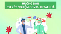 Hướng dẫn người dân tự test nhanh COVID-19 tại nhà