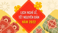 Lịch Nghỉ Tết Âm lịch và Quốc khánh trong năm 2022