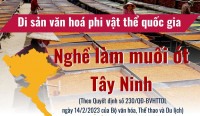 NGHỀ LÀM MUỐI ỚT TÂY NINH - DI SẢN VĂN HÓA PHI VẬT THỂ QUỐC GIA