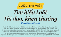 CUỘC THI TÌM HIỂU LUẬT THI ĐUA KHEN THƯỞNG 3