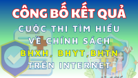 Công bố kết quả Cuộc thi tìm hiểu về chính sách BHXH, BHYT, BHTN trên Internet