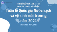 “Đảm bảo cấp nước sạch an toàn thích ứng với biến đổi khí hậu”