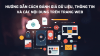 Hướng dẫn cách đánh giá dữ liệu, thông tin và các nội dung trên trang web