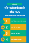 Thông báo xét tuyển viên chức năm 2024 của Trung tâm KH&CN trực thuộc Sở KH&CN