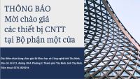 Thông báo Mời chào giá các thiết bị công nghệ thông tin tại Bộ phận một cửa
