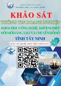 Khảo sát thông tin doanh nghiệp khoa học công nghệ, khởi nghiệp đổi mới sáng tạo và chuyển đổi số