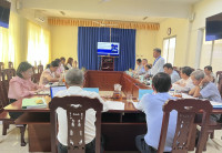 Hình ảnh họp Hội đồng tư vấn, tuyển chọn tổ chức, cá nhân thực hiện  nhiệm vụ khoa học và công nghệ cấp tỉnh năm 2025