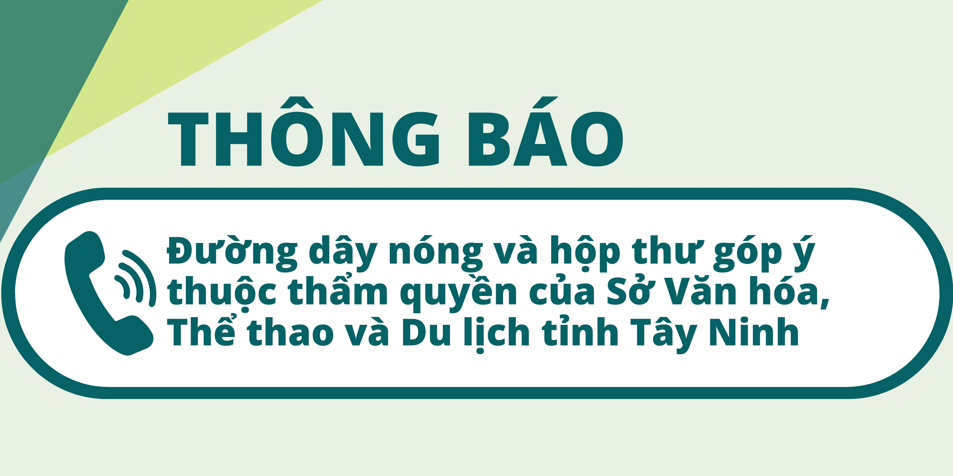 duong day nong va hop thu gop y thuoc tham quyen cua so van hoa the thao va du lich tinh tay ninh